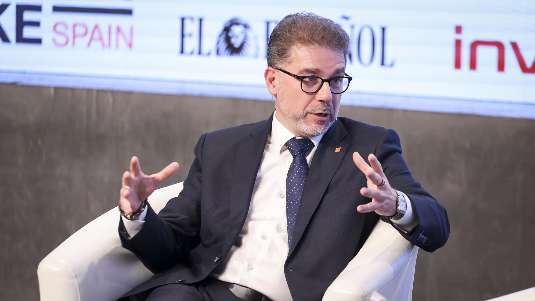 Ludovic Pech, CEO de Orange en España, durante su intervención en la III edición del Wake Up, Spain!