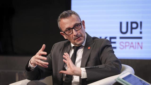 Sergio Calvo, vicerrector de Relaciones Institucionales de la Universidad Europea, durante su intervención en la III edición del Wake Up, Spain!