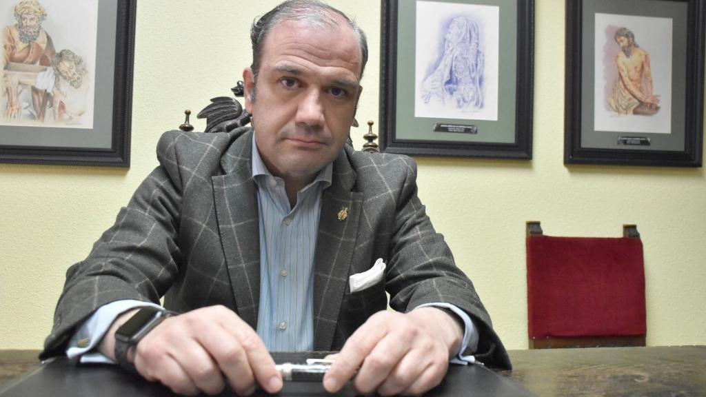 Miguel Vegas durante su entrevista con EL ESPAÑOL