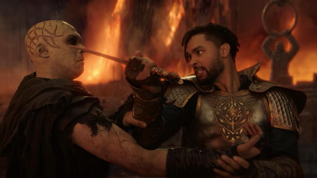 Xenk en una escena de 'Dungeons & Dragons: Honor entre ladrones'.