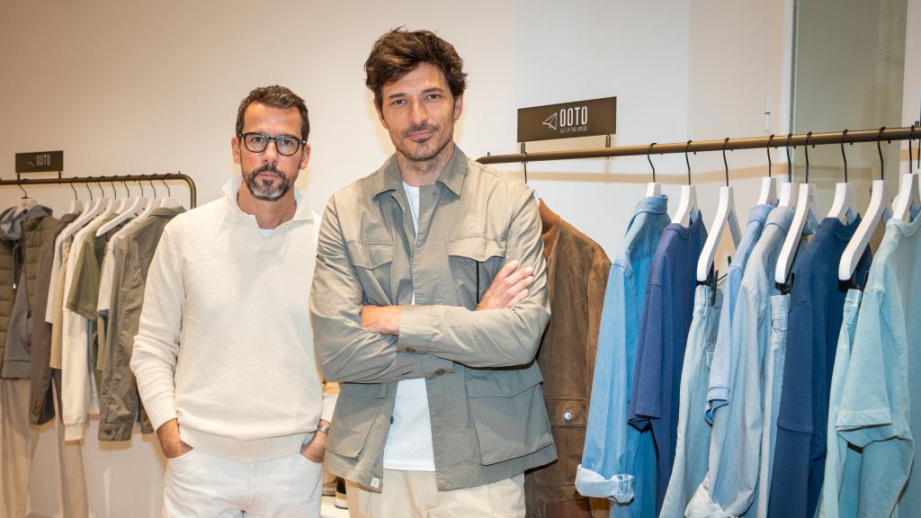 Andres Velencoso y Alex Mirallez en la presentación de la nueva colección de OOTO