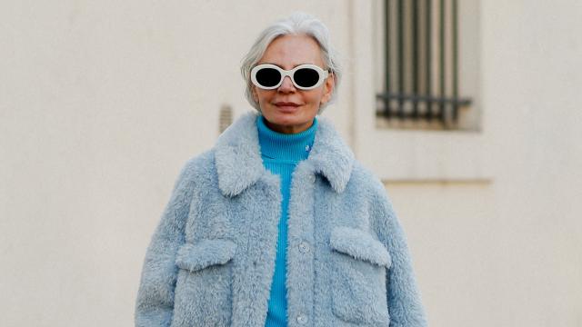 Una prescriptora de estilo, posando.