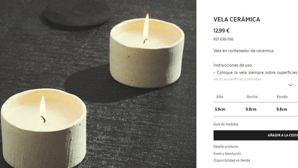 Vela aromática.