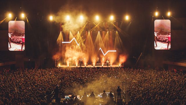 Un momento del concierto de Zoo en Barcelona.