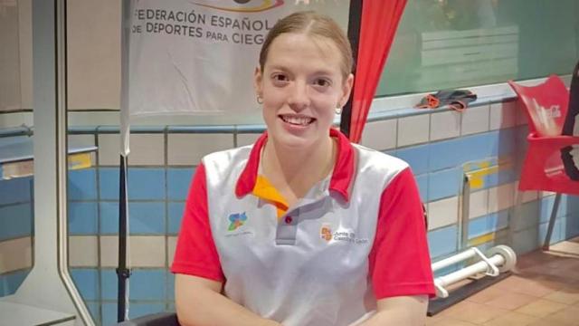 La nadadora paralímpica Marta Fernández.