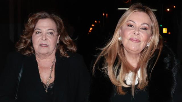 Ana Obregón junto a su hermana Celia.