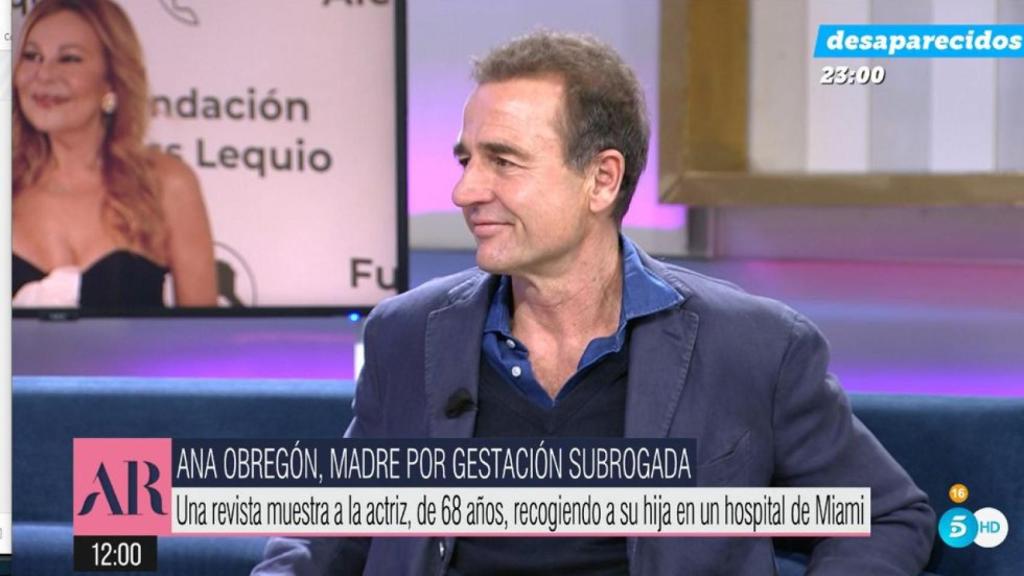 Alessando Lequio en 'El programa de Ana Rosa'.