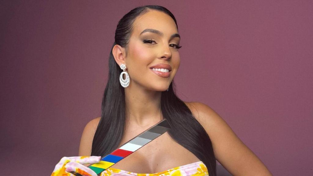 Georgina Rodríguez, durante la grabación de su documental.