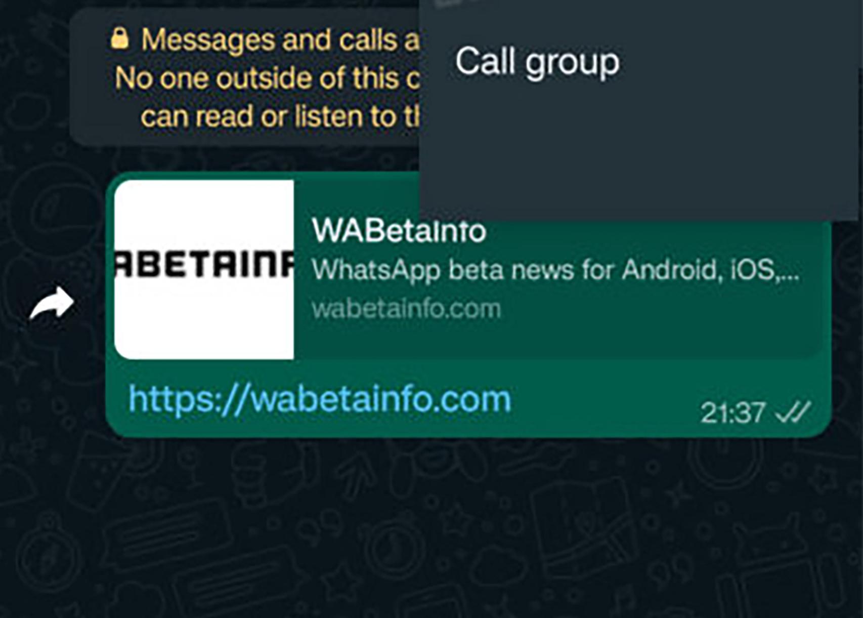 Se podrá elegir ente llamada o chat de audio