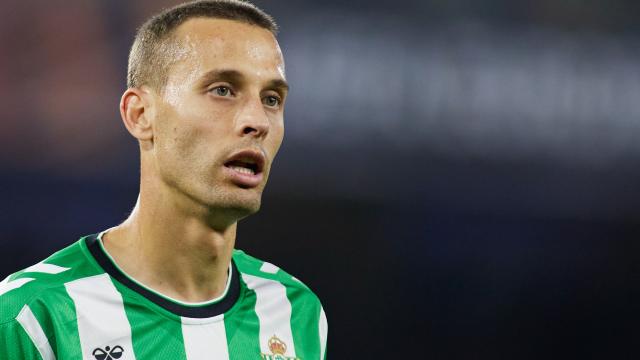 Sergio Canales, en un partido del Betis de la temporada 2022/2023