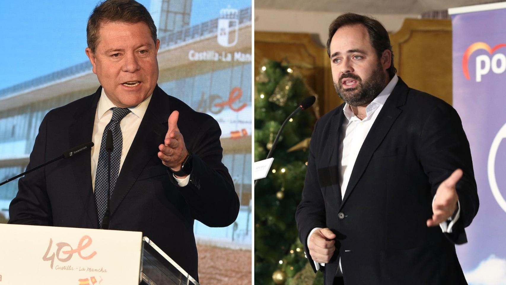 Emiliano García-Page y Paco Núñez, en imágenes de archivo