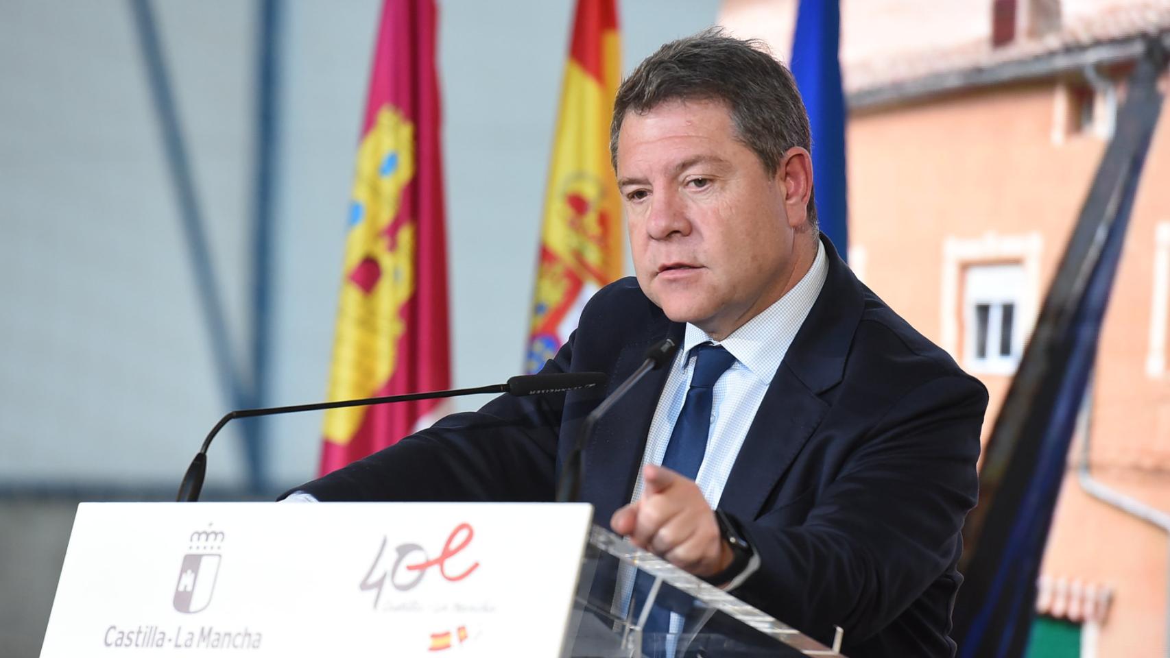 Emiliano García-Page, presidente de Castilla-La Mancha. Foto: JCCM.
