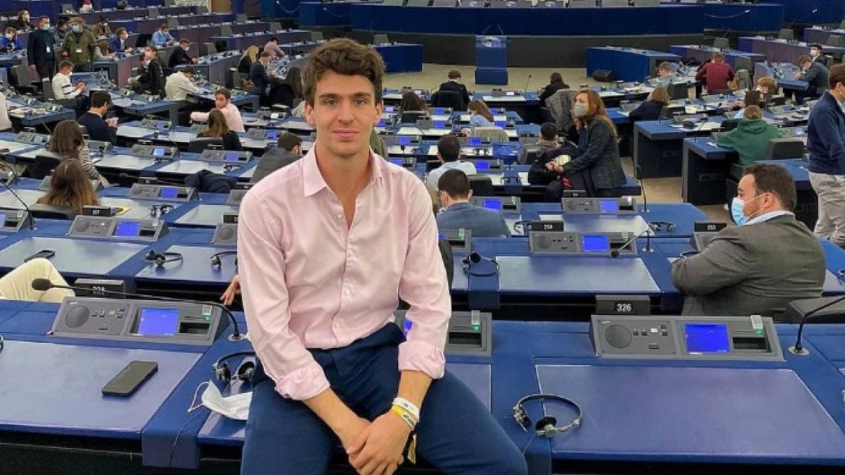 El líder de NNGG del PP en Madrid, Ignacio Dancausa.