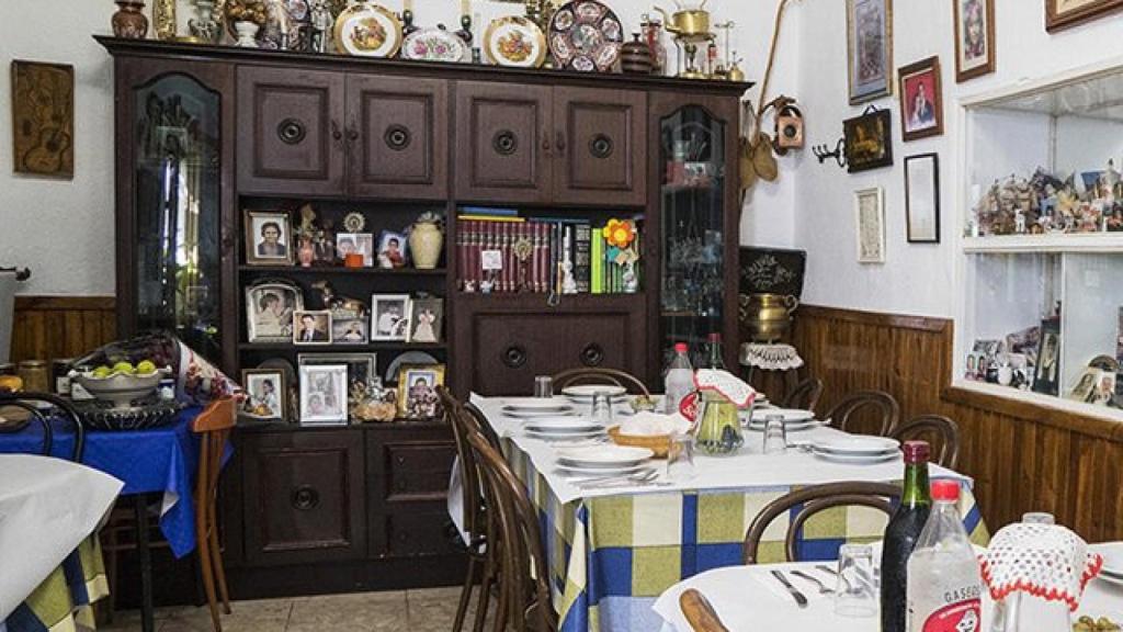 Comedor de Casa Pepa, en Carratraca.