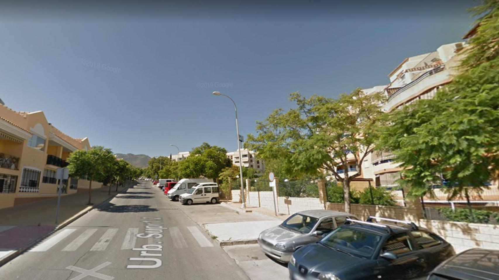 La calle donde sucedieron los hechos en Torremolinos.