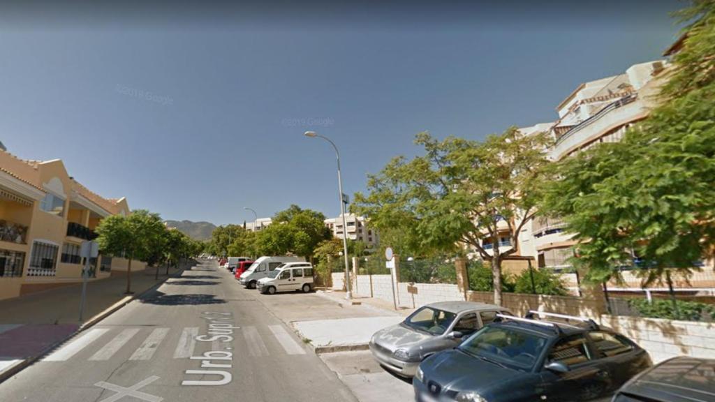 La calle donde sucedieron los hechos en Torremolinos.