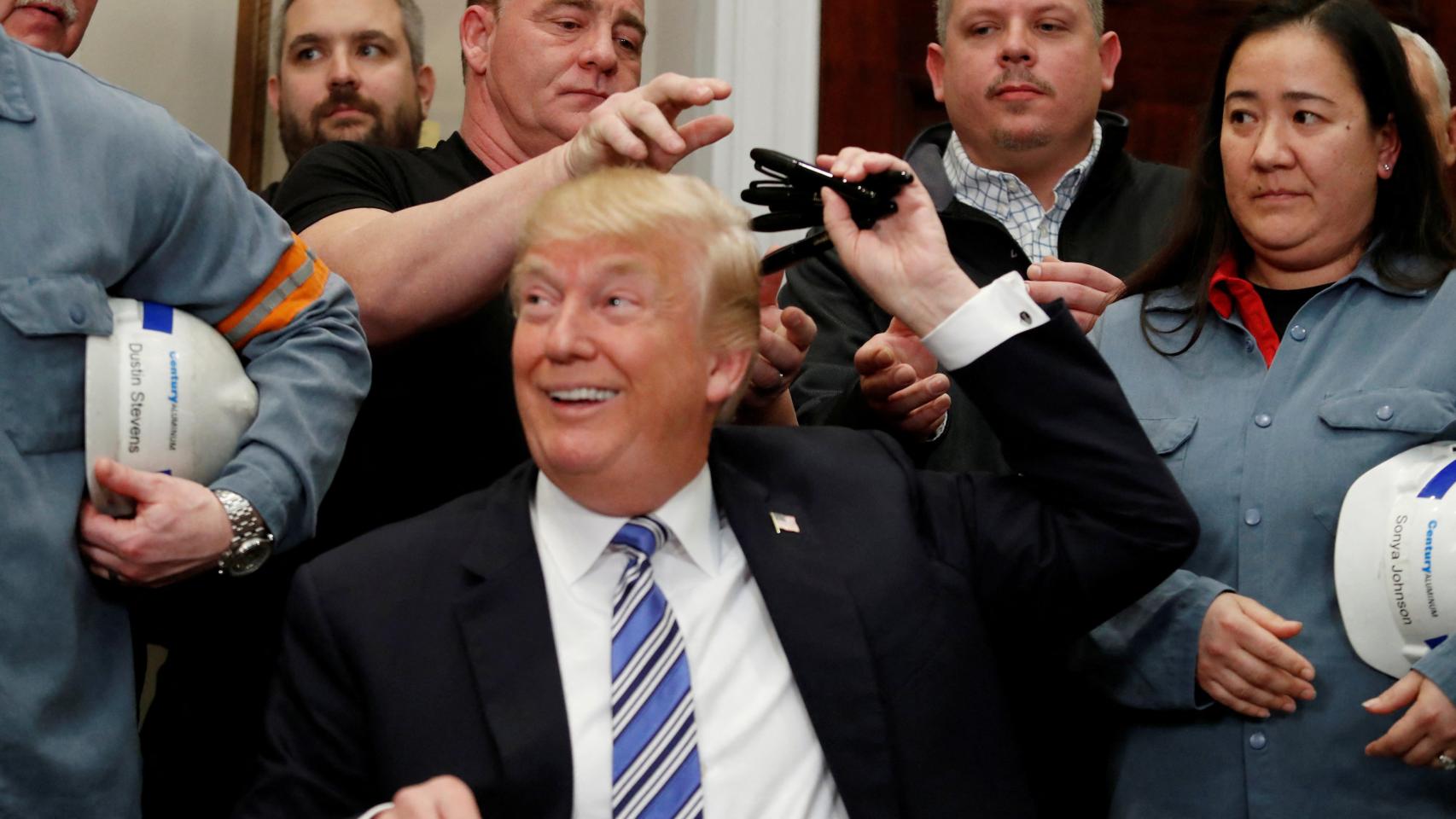 Donald Trump en una foto de archivo.