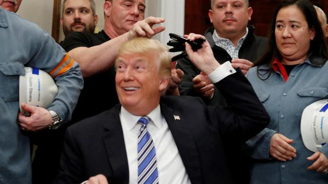 Donald Trump en una foto de archivo.