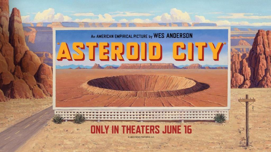 Cartel de 'Asteroid City'.