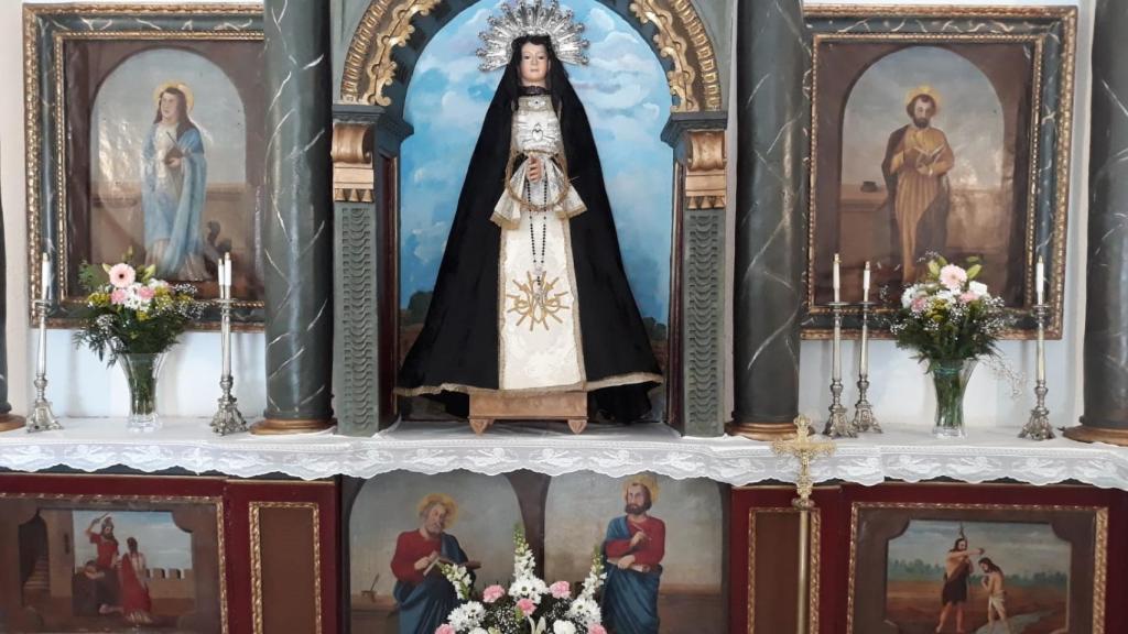 Imagen de la Virgen de la Soledad