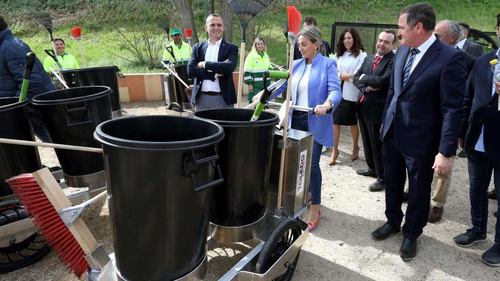 Presentación del nuevo Servicio de Limpieza y Recogida de Basuras de Toledo. Foto: Óscar Huertas.