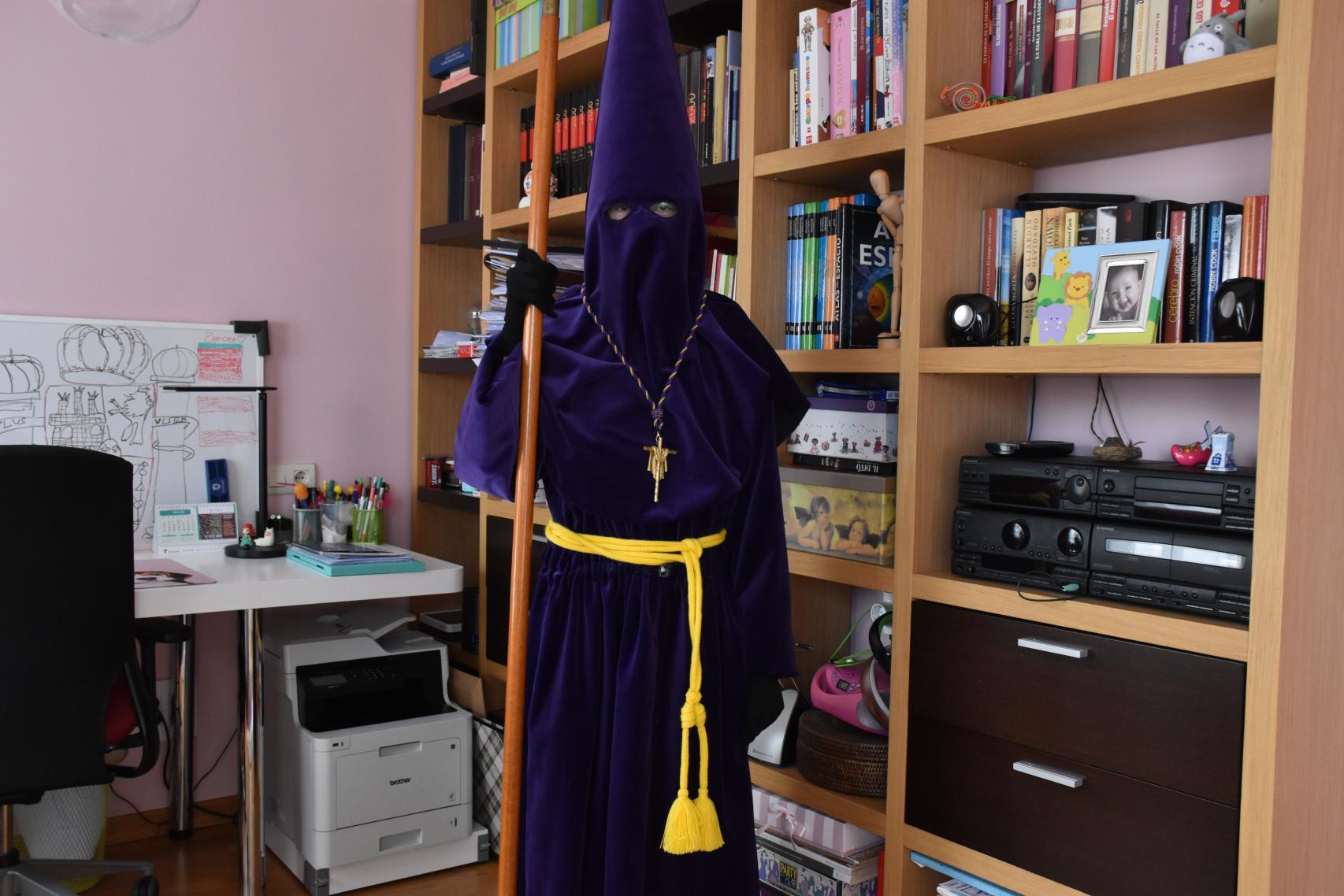 Nerea, lista para la procesión de la Vera Cruz