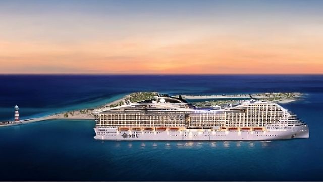 Las tres entidades se alían en la feria Seatrade Cruise Global, en la imagen el 'MSC World Europa'.