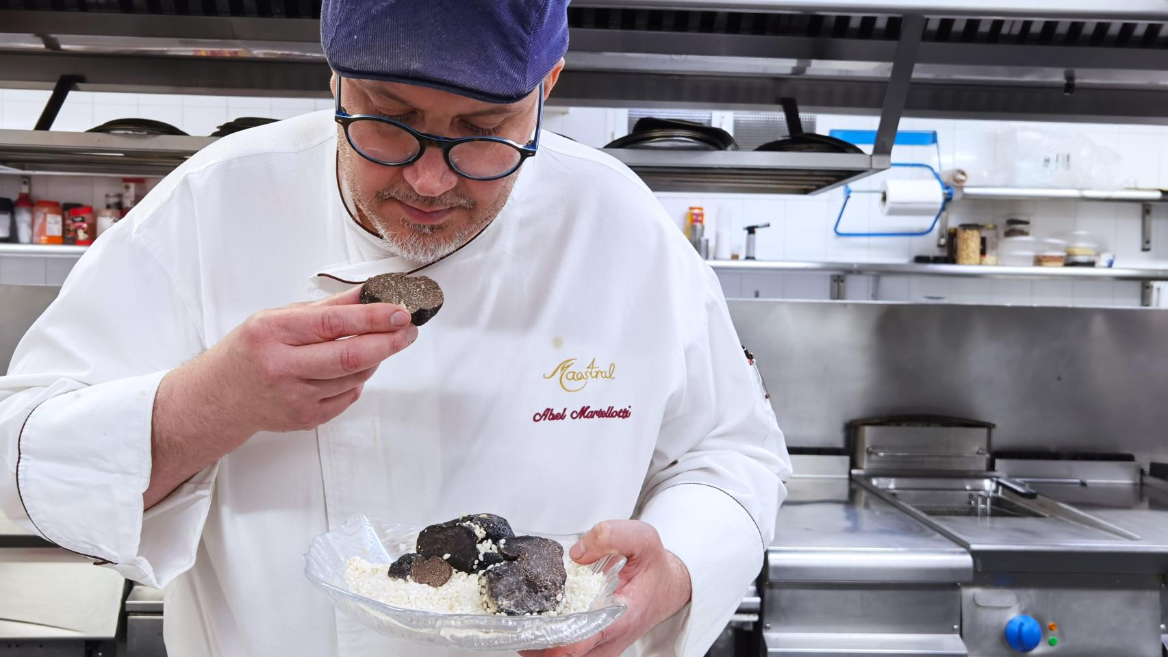 Abel Martellotti, en la cocina del Maestral.