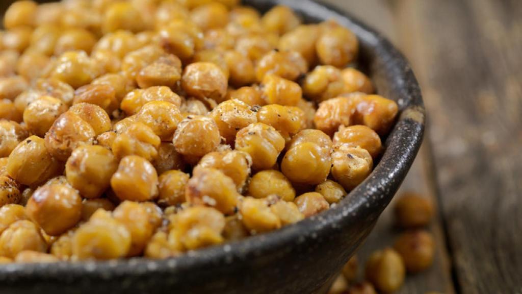Receta de garbanzos fritos.