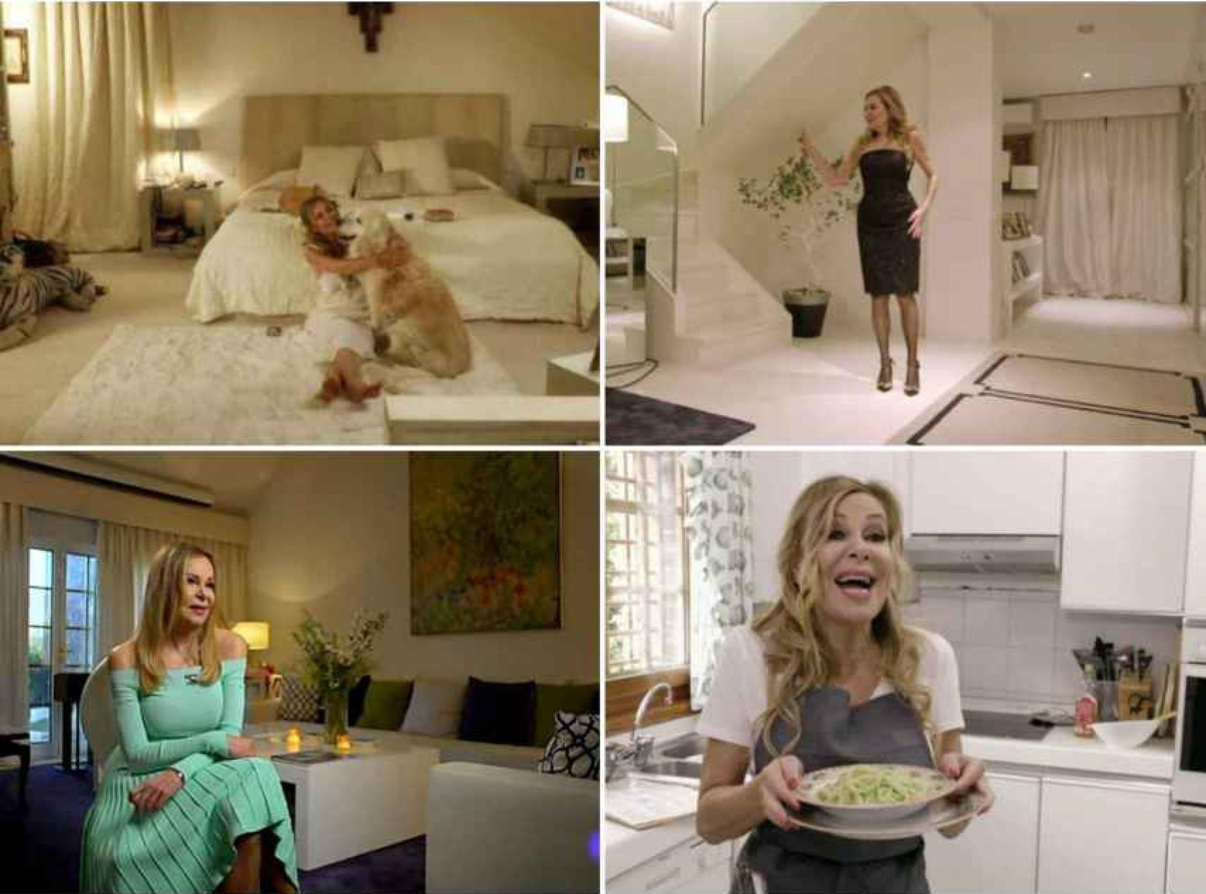 Ana Obregón ha mostrado su casa en varios reportajes y programas de televisión.
