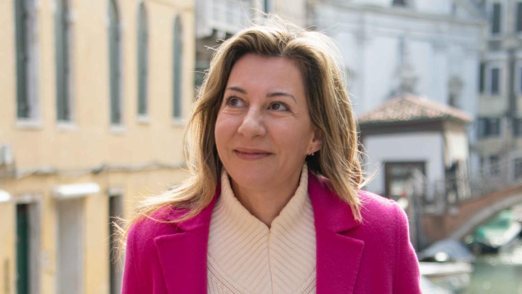 Eva García Sáenz de Urturi en Venecia. Foto: Sole Hafner