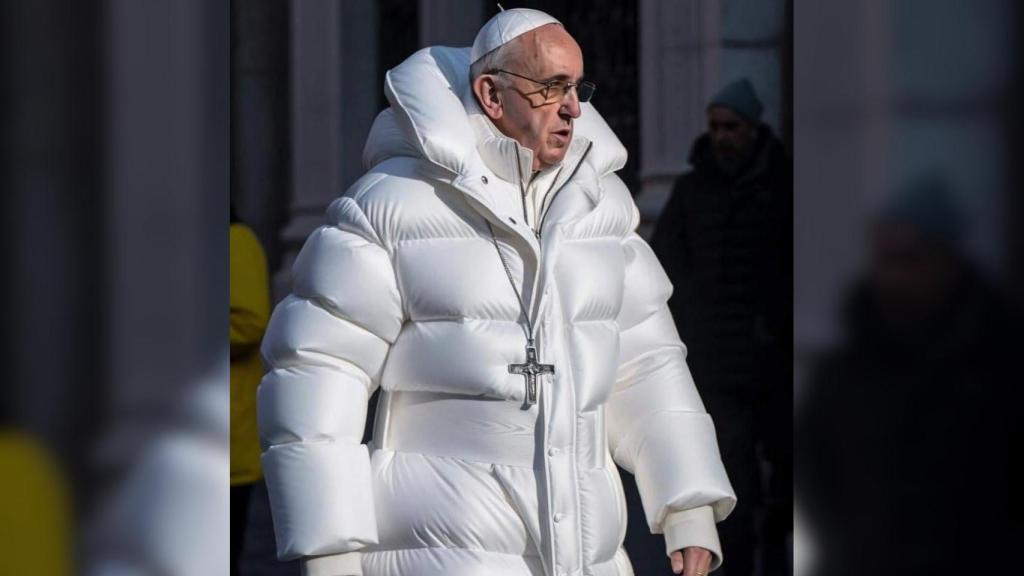 El papa Francisco fue protagonista de un 'meme' creado por IA