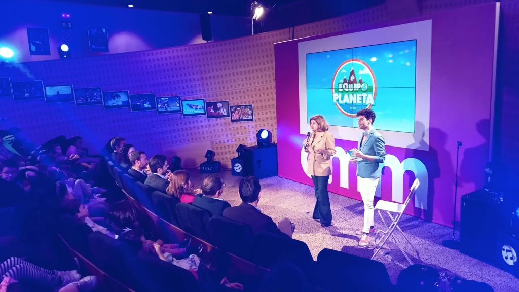 Carmen Amores en la presentación de 'Equipo Planeta'. Foto: CMM.
