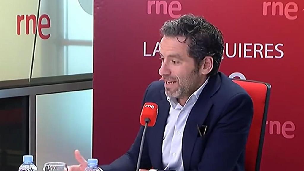 El portavoz de campaña del PP, Borja Sémper, este jueves en RNE.