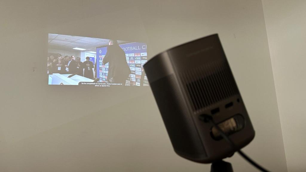 Así corrige la imagen el Xgimi MoGo 2 Pro