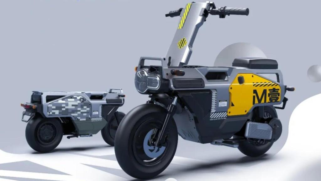 La mini moto eléctrica M-One.