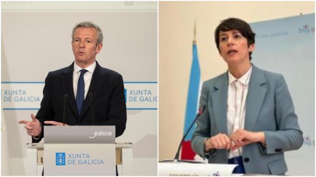 Alfonso Rueda y Ana Pontón