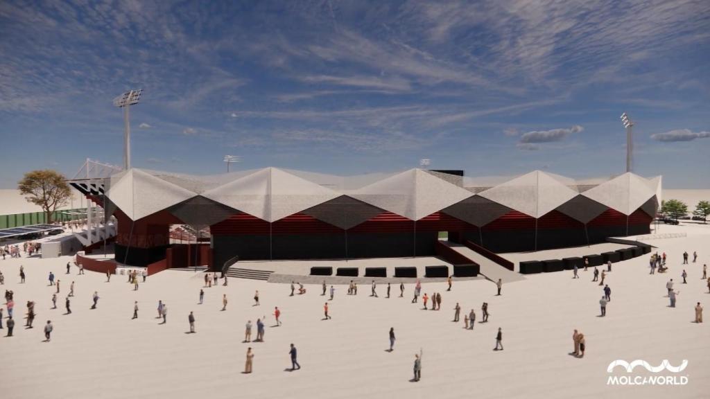 Estadio Carlos Belmonte.