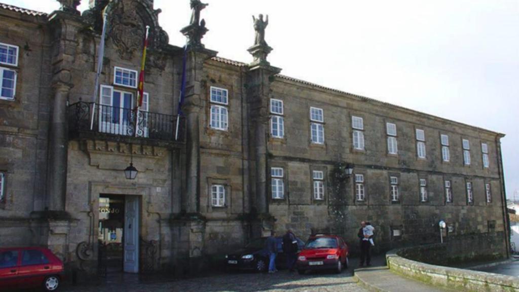 Fachada del Hospital Psiquiátrico de Conxo, en Santiago de Compostela