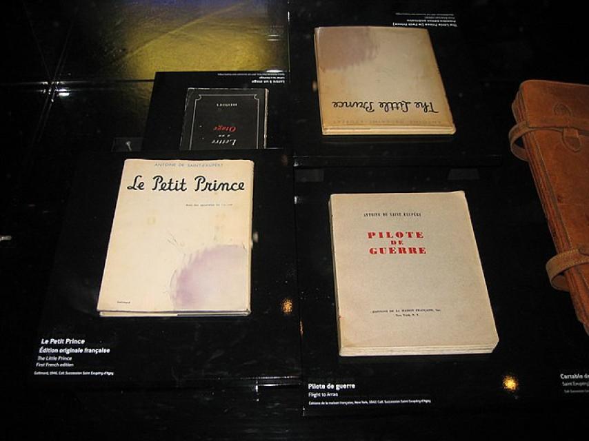 Exposición de Antoine de Saint-Exupéry en el Museo Francés del Aire y el Espacio en Le Bourget, París.