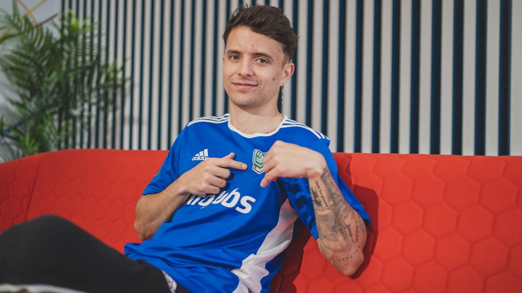 Adri Contreras durante la entrevista con EL ESPAÑOL.
