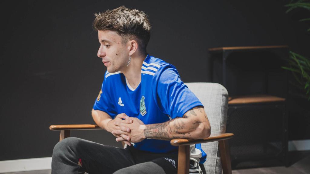 Adri Contreras durante la entrevista con EL ESPAÑOL.