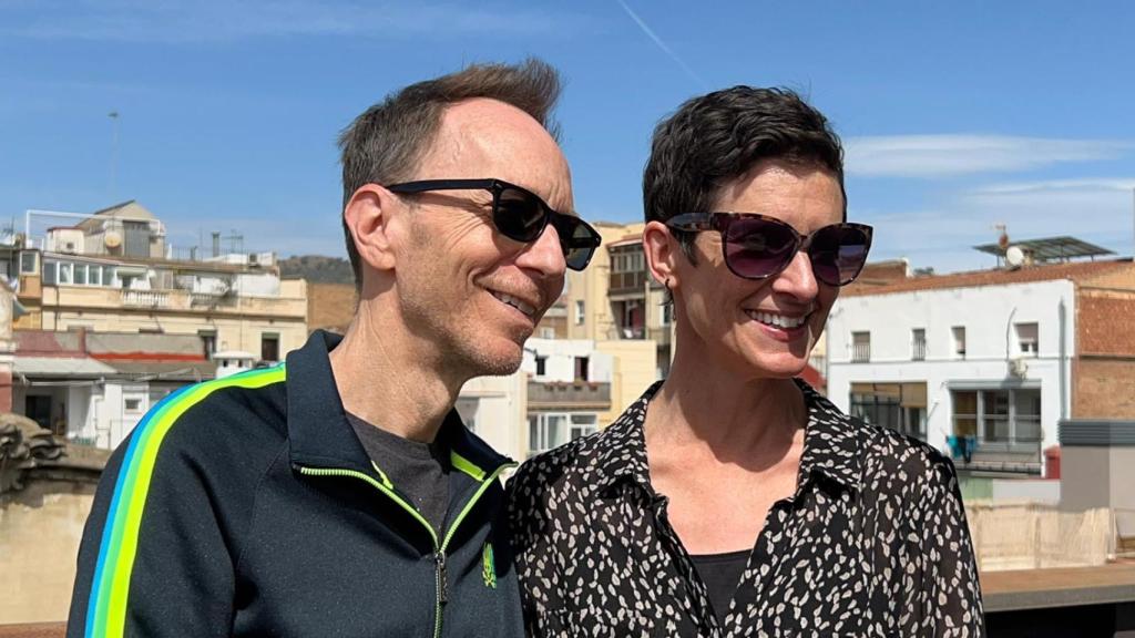 James y Louise en Barcelona