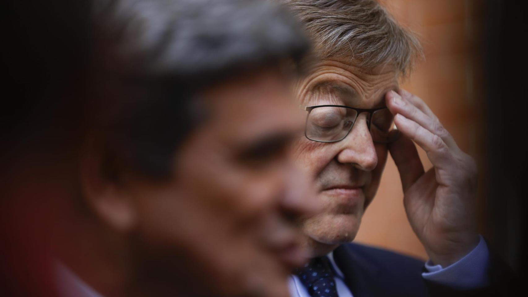 Ximo Puig, en un acto con el ministron Escrivá, en imagen de archivo.