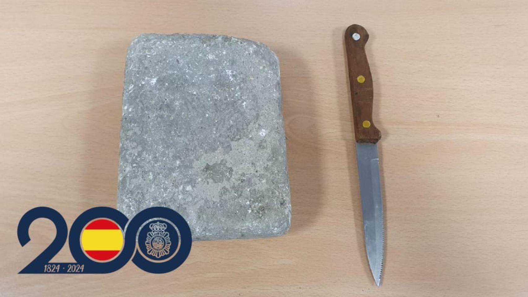 Imagen del material intervenido por la Policía Nacional
