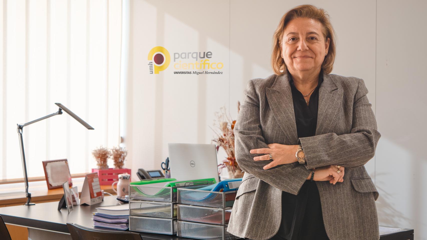 Tonia Salinas, directora-gerente del Parque Científico de la UMH.