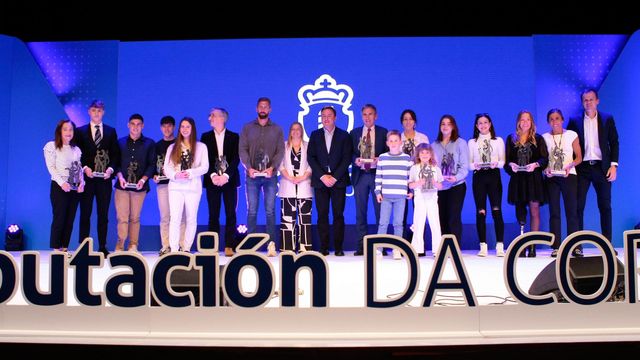 Los Premios do Deporte Deputación da Coruña se entregan este viernes 12 de abril