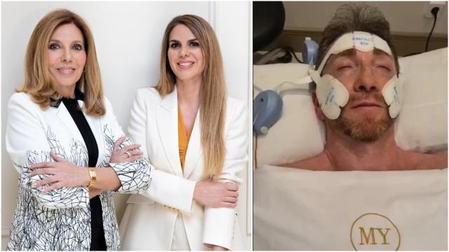 Maribel y Myriam Yébenes, dueñas de la clínica donde Pablo Motos se ha aplicado un tratamiento facial.