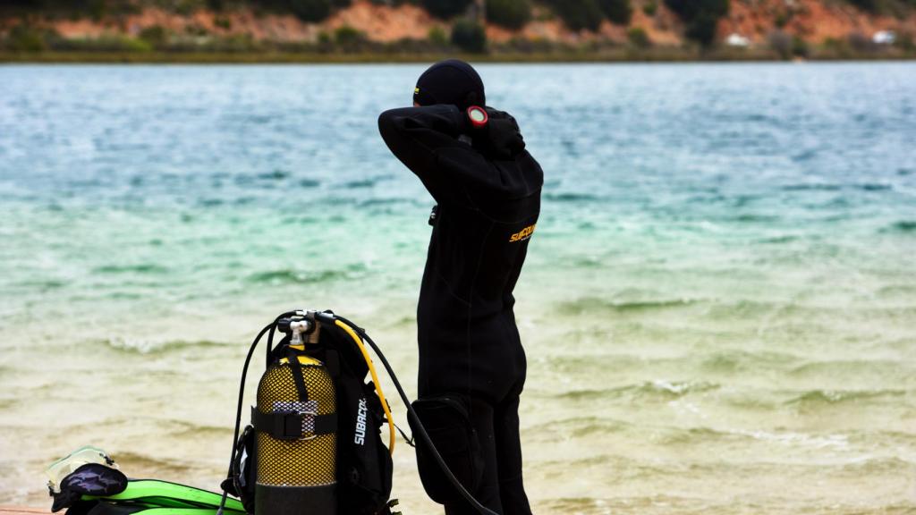 Buceo en las Lagunas de Ruidera. Foto: © Turismo de Castilla-La Mancha | David Blázquez.
