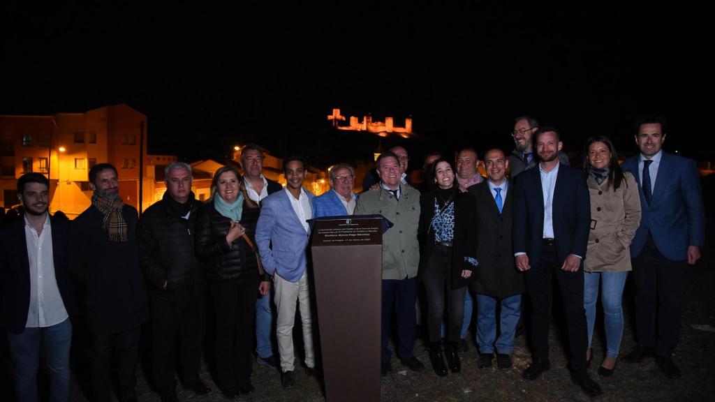 Inauguración de la iluminación del Castillo de Molina de Aragón (Guadalajara). Foto: JCCM.